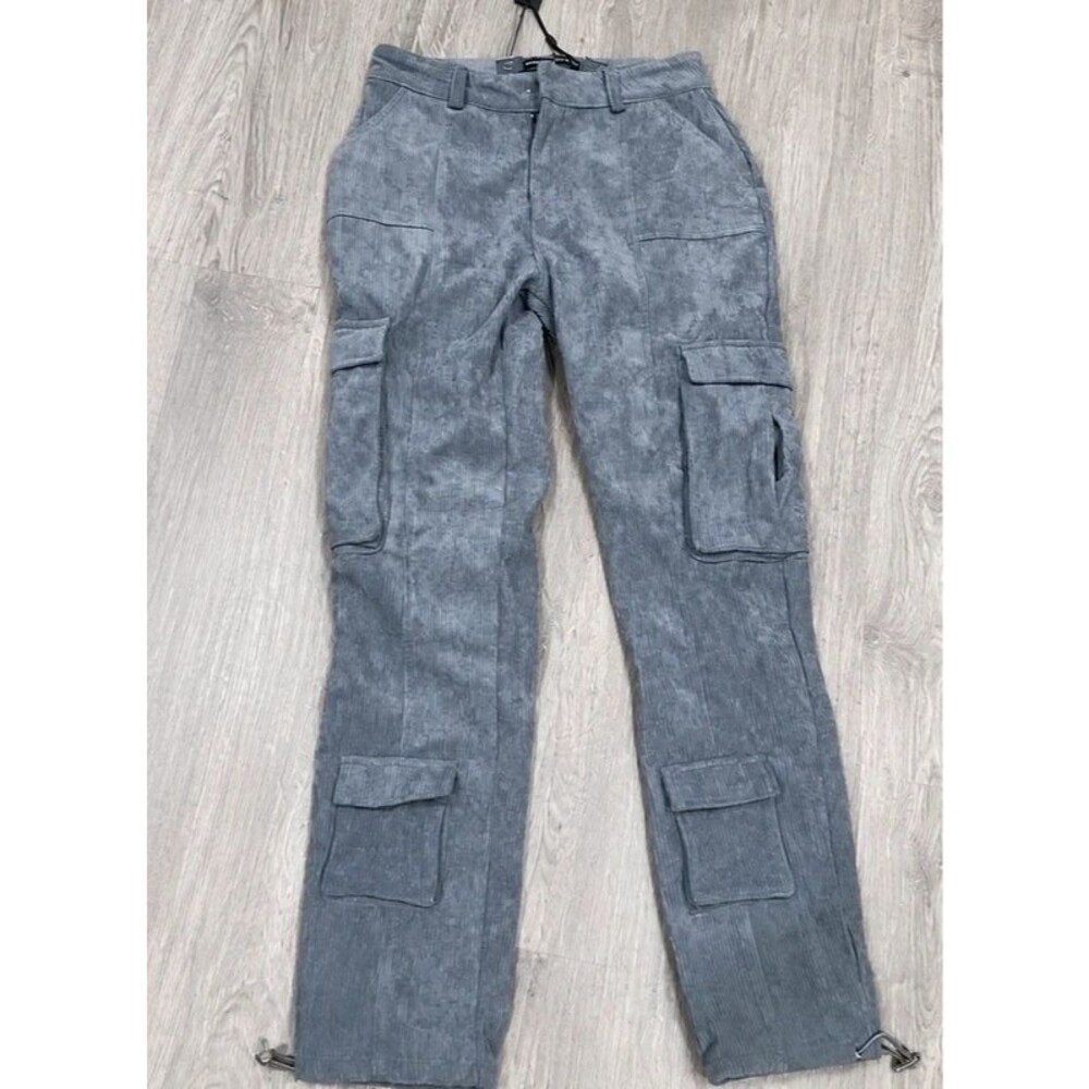 Manière De Voir Gray Corduroy Cargo Pants Women’s Size 10 NWT(k)
